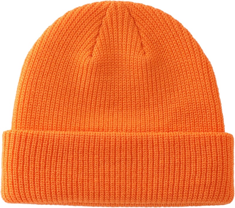 Connectyle Classic Double Layer Knit Beanie Hat Warm Thick Acrylic Winter Hats Daily Cuffed Beanies Watch Hat for Men Women - Image 1